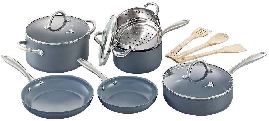 Green Pan 12 pc Lima Cookware Set