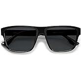 VANLINKER Polarized Square Oversized Sunglasses for Women Men Fashion Flat Top Sun Glasses Thick Frame Big Shades VL9857