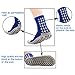 seasonsstars Anti Slip Non Skid Slipper Hospital Socks with grips for Adults Men Women (3 Pairs-assorted)