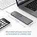 SmartDelux USB C Hub Adapter - 8-in-1 USB-C Hub for MacBook Pro 2016/2018 13