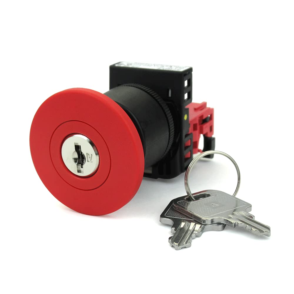 Mua Fuji Electric AR22V7R01R Emergency Stop Push Button Switch, Key