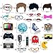 musykrafties 80s Party Photo Booth Props 24 Count