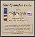 US American Flag Ribbon Bar Pin - Made in USA