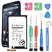 Motorola Droid Turbo Battery 3950mAh (Upgraded) | SNN5949A EQ40 Battery Replacement for Motorola Droid Turbo XT1254 XT1225 with Tools | Motorola EQ40 Replacement Kit [24 Month Warranty]