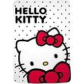 Collectibles Hello Kitty Polka Dot Bedding Super Soft Cozy Blanket, 62 in x 90 in, (Officially Licensed Product) by Franco