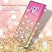 LK Case for Galaxy Note 9, [Gradient Quicksand Series] Glitter Floating Flowing Sparkle Flexible TPU Bling Diamond Clear Protective Case for Samsung Galaxy Note 9 - Gold