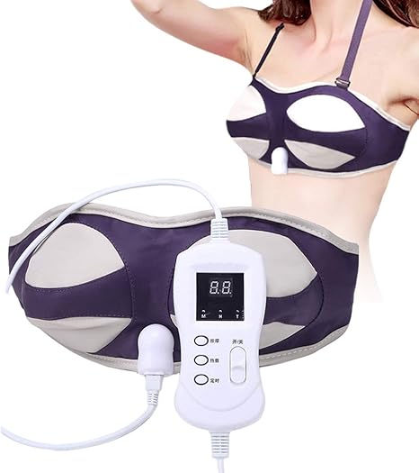 Amazon Co Jp バスト開発者ケアおっぱい大きくすると成長のために45 の加熱で1電気胸の拡大の刺激マッサージで周波数振動マッサージのブラ 3 S ホーム キッチン