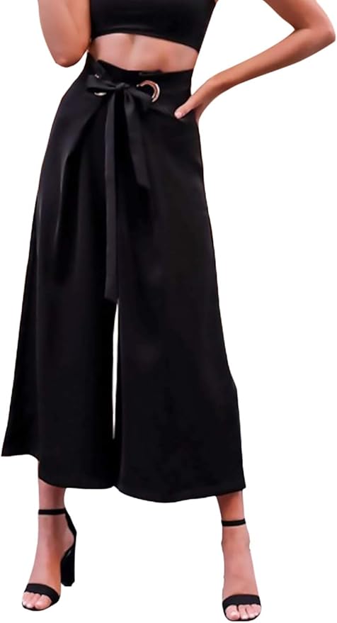 Pantaloni Estivi Donna Eleganti Stripe Lunghi Pantalone Vintage Sciolto