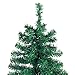 OurWarm 7FT Pre-Lit PVC Artificial Christmas Tree Xmas Pine Tree Holiday Decorations with w/400 UL-Certified LED Lights, 1430 Branch Tips, Foldable Metal Stand, Green