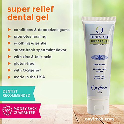 Oxyfresh Super Relief Dental Gel with Oxygene Helps Soothe Gums 4