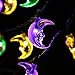 LUCKLED Solar String Lights,20ft 30LED Ramadan Moon Fairy Decorative Solar Lights for Halloween,Christmas Outdoor,Garden,Home,Wedding,Party and Holiday Decor [Multi-color]