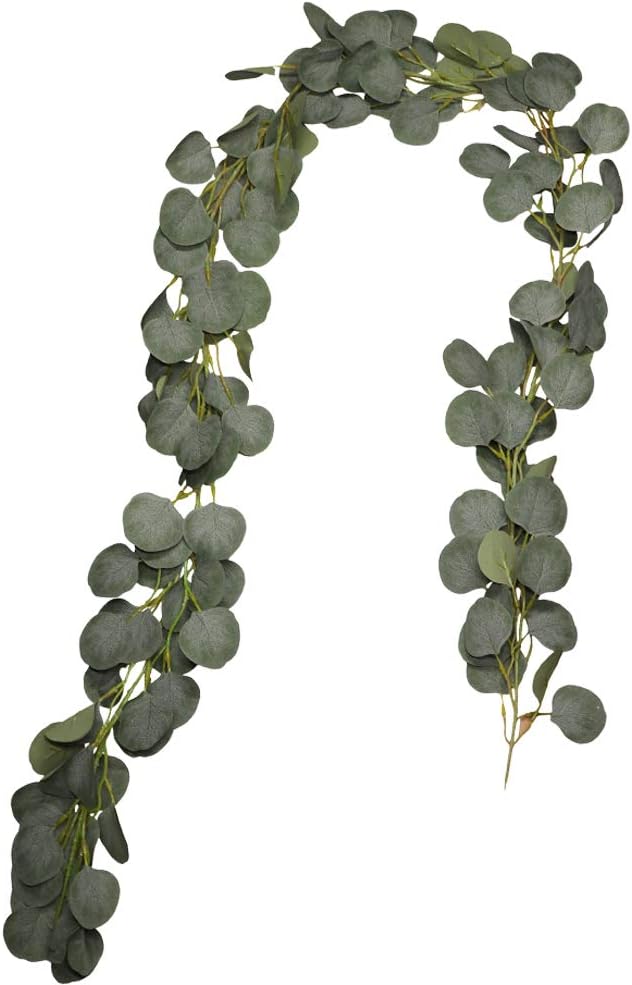 Eucalyptus Garland,Artificial Greenery Garland Faux Silk