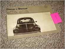 1971 Volkswagen Beetle Owners Manual: Volkswagen: Amazon.com: Books