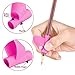 Warmtaste Pencil Grips,Pencil Grips for Kids Handwriting,Grip Posture Correction Tools for Training Children Pencil Holder Pen Writing Aid,6 Packs