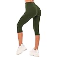 SINOPHANT High Waisted Leggings for Women - Full Length Capri Buttery Soft Yoga Pants for Workout Athletic