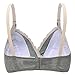 Unilove Women's Maternity Nursing Bra Cotton No Underwire for Breastfeeding (XL, Grey)