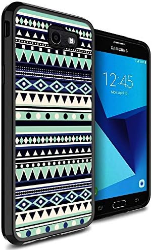 Galaxy J7 2017 Case Aztec,Gifun Slim Soft Black TPU Premium Flexible Protective Case for Galaxy J7 2017/J7 Prime/J7 V/J7 Perx/J7 Sky Pro/Galaxy Halo - Stylish Hot Aztec Tribal