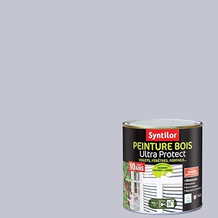 Syntilor Peinture Bois Ultra Protect Gris Alu Satine Ral 7040 0 5l Amazon Fr Bricolage