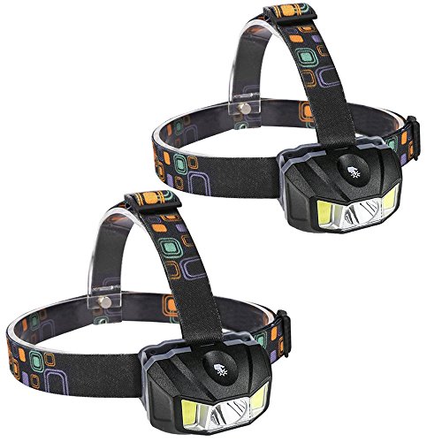 2pcs led headlamp,super rugged, light-weight and bright…