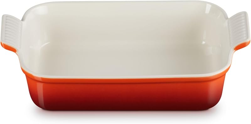 Le Creuset Heritage Rectangular Dish Stoneware 32 cm Cerise 71102320600001