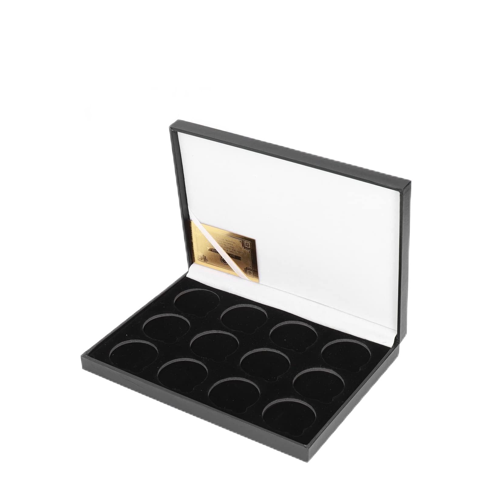 GAESHOW Coin Holder Coin Box, Coin Collection Box, 45mm Coin Display Case with Foam Gasket, Round Coin Case, Coin Collectors Gift Storage Case