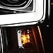 AKKON - For 1999-2004 F250 F350 F450 F550 SuperDuty LED Tube Bar Projector Headlights Driver+Passenger Side