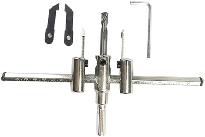 20 3 Cm Reglable Cercle Scie Cloche Cutter Bits De Tariere Localisez Foret Cementer En Carbure De Tungstene Lame En Acier 30 Mm 200 Mm Amazon Fr Bricolage