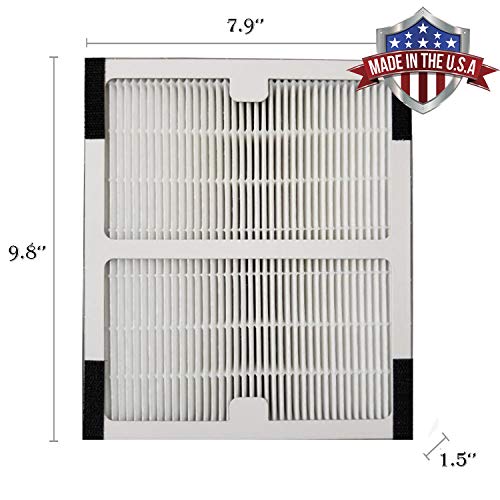 Idylis Replacement Filter A for Idylis AC-2119, Part# IAF-H-100A, IAFH100A, Includes 2 HEPA Filters & 4 Carbon Filters Compatible with Idylis Air Purifier AC-2119, IAPC-10-140 (Made in USA) (2 Pack) - Thumbnail 3