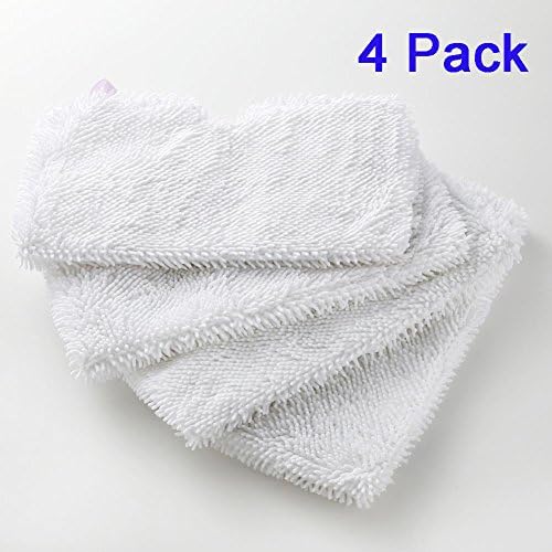 Household Washable Microfiber Mop Pads Cleaning Pads Replacement for Shark Steam Pocket Mops S3500 series,S2901,S2902,S3455K,S3501,S3550,S3601,S3801,S3801CO,S3901,S4601,S4701,S4701D, 4Pcs, by Anahouse