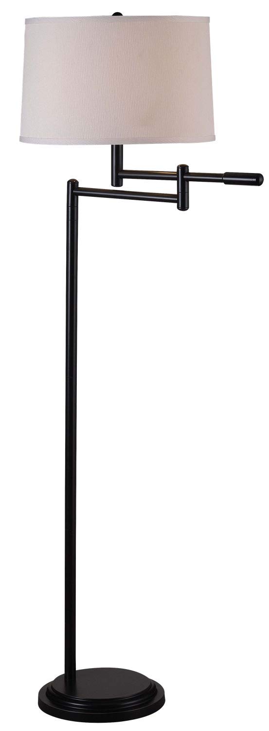 Kenroy Home 20941CB Theta Floor Lamp 59.5" H x 16" W Black Copper Bronze