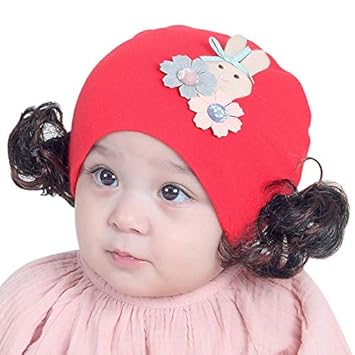 baby wig hat