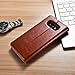 icarercase Samsung S10e Case, Galaxy S10e Leather case Premium PU Leather Folio Flip Cover with Kickstand and Credit Slots for S10e 5.8 inch(Brown)