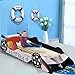 Eight24hours Boys Kids Toddler Racing Car Bed Formula Children Bedroom Race Bedding Furniture + FREE E-Book