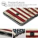 Fintie Folio Case for Samsung Galaxy Tab A 8.0 2018 Model SM-T387, Slim Fit Premium Vegan Leather Stand Cover, US Flag