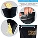 Bellvy 110 Black Matte Smell Proof Bags | Mylar Bags| 4x6 Inches | Resealable Treat Bags | Cookie Bags | Great for Samples and Gift Giveaways!