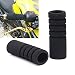 2Pcs 7/8" Universal Motorcycle Hand Grips Sponge Covers Anti-slip Handlebar Grip for Honda Kawasaki Yamaha Suzuki
