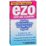 Ezo Denture Cushions, Lower Heavy, 15 cushions (Pack of 4)