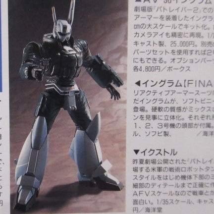 Amazon 海洋堂 機動警察パトレイバー イングラムファイナル アルフォンス ガレージキット 1 35 田熊勝夫氏原型作品 1号機 2号機 3号機コンパチ フィギュア ドール 通販
