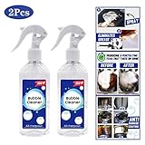 Multi-Surface Cleaner，Kitchen Grease Cleaner Multi-Purpose Foam Cleaner All-Purpose Bubble Cleaner，Removes Grease Grime Baked on Food，Non-Toxic & Grease-Free (2 Pcs: 400ml)