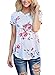 ZKESS Women's Summer V Neck Wrap Drape Tops Casual Loose Half Bell Sleeve Shirts Blouses white XL