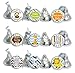 324 Mini Candy Stickers Safari Animals Baby Shower Favor Labels Tiny 0.75 Inch