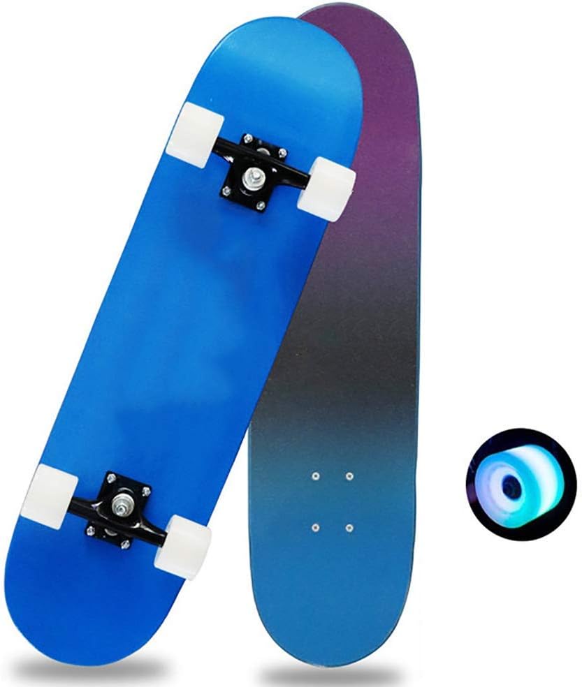 Komplett-Skateboard Für Anfänger - Double Kick Cruiser 79 Cm Maple