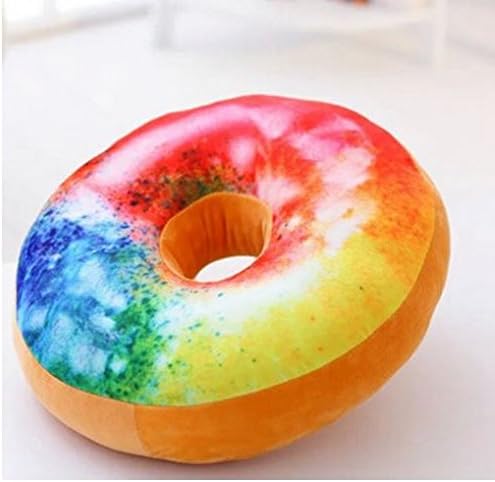 Donuts, plush toys, office chair cushion, backrest cushion, sofa nap pillow bed car pillow40cm (B)