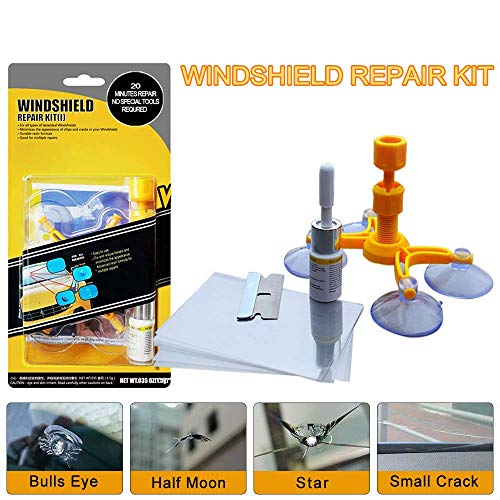 LIFEDE Windshield Repair Kit, Windshield Chip Repair Kit, DIY Car