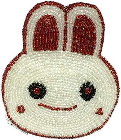 Amazon ファスナー付き ビーズ コイン入れ 小物収納 キャラクター 果物 小銭入れ ハンドメイド ウサギ 小銭入れ