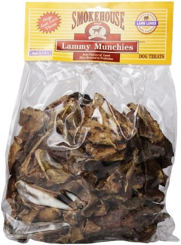 Smokehouse 100-Percent Natural Lamb Munchies Dog Treats, 16-Ounce by SMOKEHOUSE TREATS