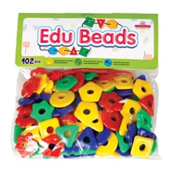EDU. Beads (6 Shapes & 102 Beads)