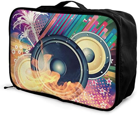 Travel Luggage Duffle Bag Lightweight Portable Handbag Sound Audio Large Capacity Waterproof Foldable Storage Tote