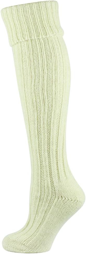 Knee High Irish Jacob Sheep Wool Socks
