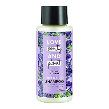 Love Beauty & Planet Smooth and Serene Shampoo with Argan Oil and Lavender Aroma, 400 ml